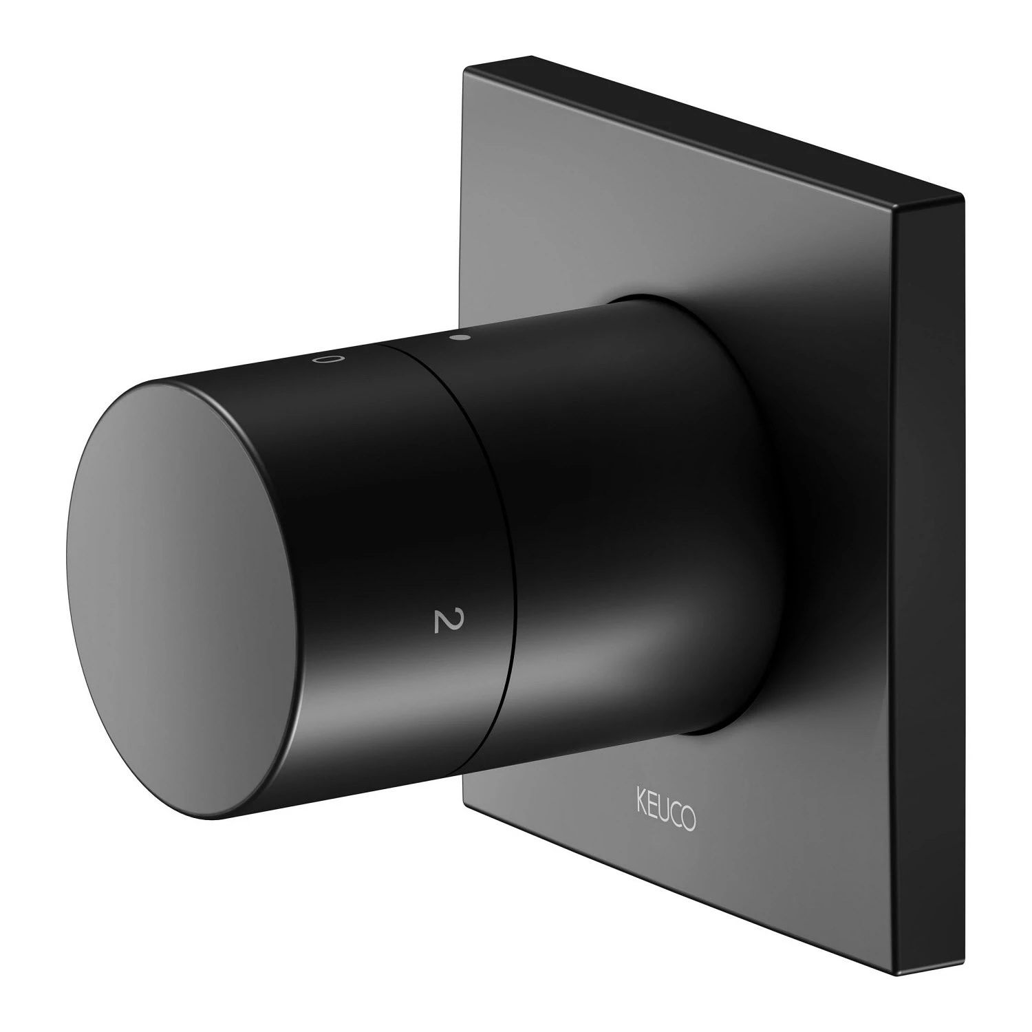 Keuco IXMO Black Selection Unterputz-Umstellventil Inkl. Absperrung Für 2 Verbraucher, Eckig 3 Keuco IXMO Black Selection Unterputz-Umstellventil Inkl. Absperrung Für 2 Verbraucher, Eckig