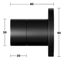 Keuco IXMO Black Selection Unterputz-Umstellventil Für 2 Verbraucher, Rund -DuschWelt Geschaft keuco ixmo brausenprogramm black selection unterputz 6823436