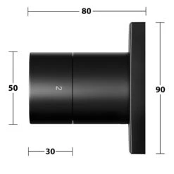 Keuco IXMO Black Selection Unterputz-Umstellventil Inkl. Absperrung Für 2 Verbraucher, Eckig 8 Keuco IXMO Black Selection Unterputz-Umstellventil Inkl. Absperrung Für 2 Verbraucher, Eckig -DuschWelt Geschaft keuco ixmo brausenprogramm black selection unterputz 6823475