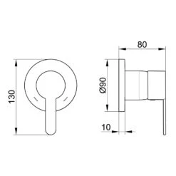 Keuco IXMO Flat Black Selection Unterputz-Einhebelmischer, Rund 11 Keuco IXMO Flat Black Selection Unterputz-Einhebelmischer, Rund -DuschWelt Geschaft keuco ixmo brausenprogramm flat black selection 6798471