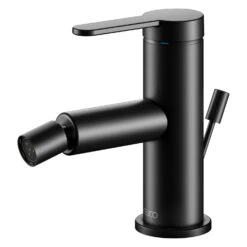 Keuco IXMO Flat Black Selection Einhebel-Bidetmischer Mit Zugstangen-Ablaufgarnitur -DuschWelt Geschaft keuco ixmo flat bidet black selection 6823283