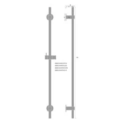 Kronenbach SUPRA 2.0 Brausestange Flex 95 Cm