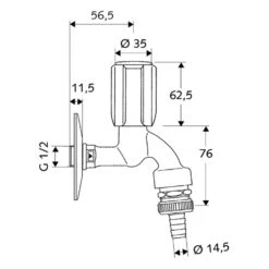 Schell SECUR Auslaufventil Abschließbar