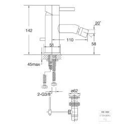 Steinberg Serie 100 Bidet-Einhebelmischer -DuschWelt Geschaft steinberg serie 100 bidet einhebelmischer 11636286