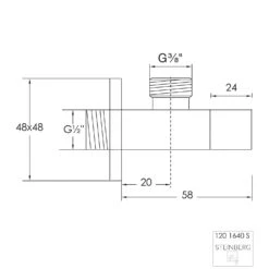Steinberg Serie 120 Eckventil