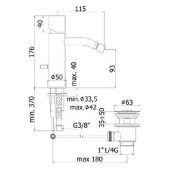 Steinkamp Living Bidetarmatur, Mit Ablaufgarnitur -DuschWelt Geschaft steinkamp badarmaturen light bidet bidetarmatur mit 5327366