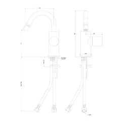 Steinkamp Living Bidetarmatur, Ohne Ablaufgarnitur