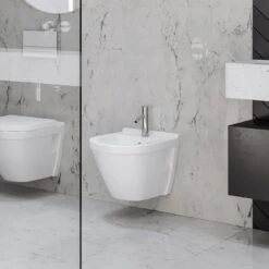 Steinkamp Living Bidetarmatur, Mit Ablaufgarnitur