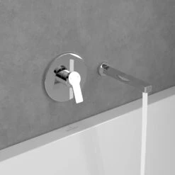 Villeroy & Boch Architectura Badewannenauslauf Für Wandmontage -DuschWelt Geschaft villeroy boch alle kollektionen architectura armaturen 12109701