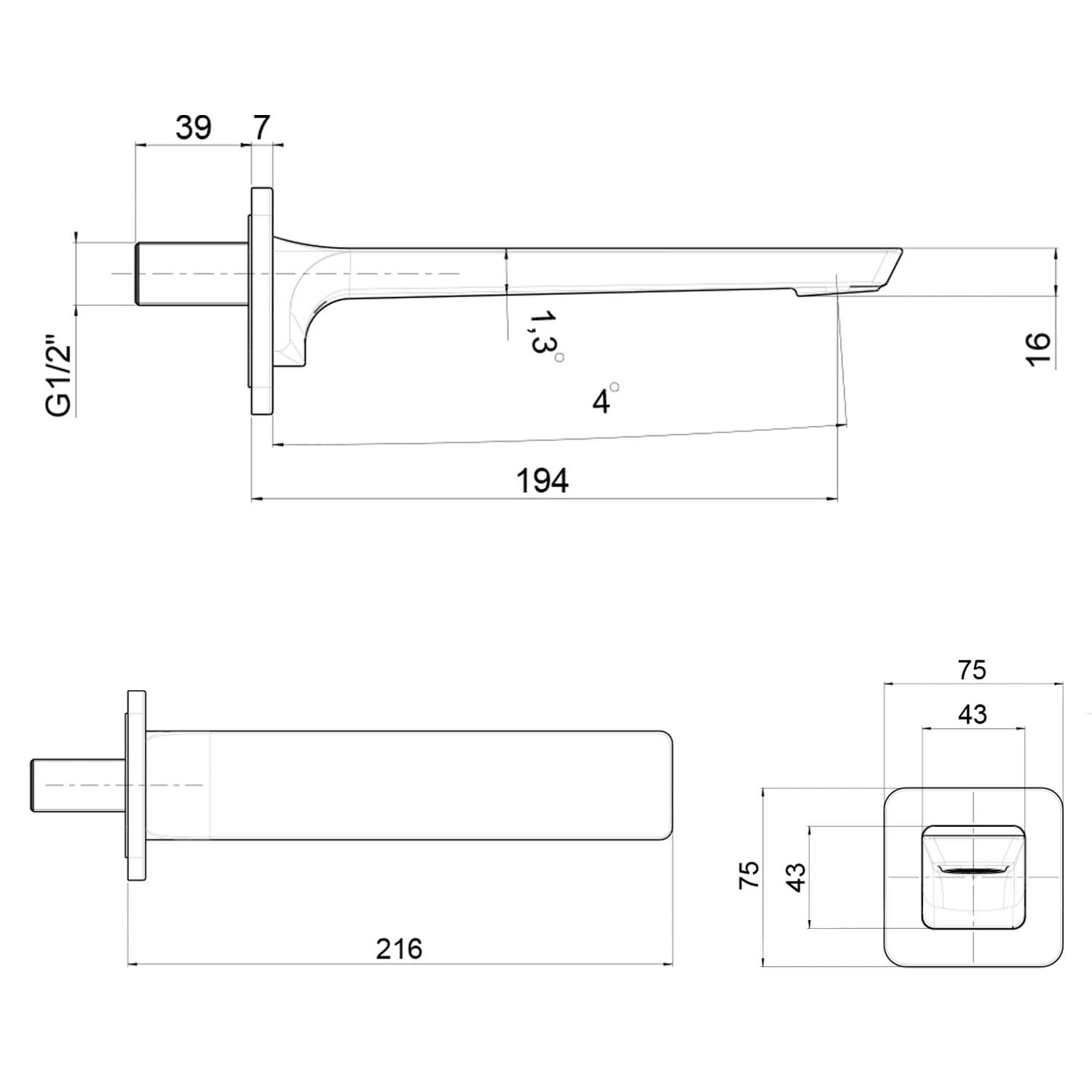 Villeroy & Boch Subway 3.0 Badewannenauslauf 3 Villeroy & Boch Subway 3.0 Badewannenauslauf