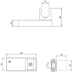 Villeroy & Boch Universal Showers Handbrausehalter Eckig -DuschWelt Geschaft villeroy boch zubehoer und ersatzteile duschen 12315182